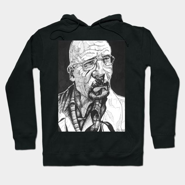 Breaking Bad "Ozymandias" Walter White portrait (original) Hoodie by StagArtStudios